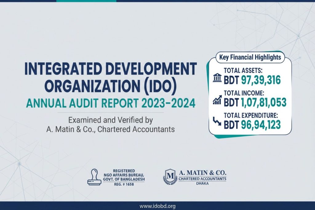 Integrated Development Organization (IDO) — Annual Audit Report 2023–2024 Released