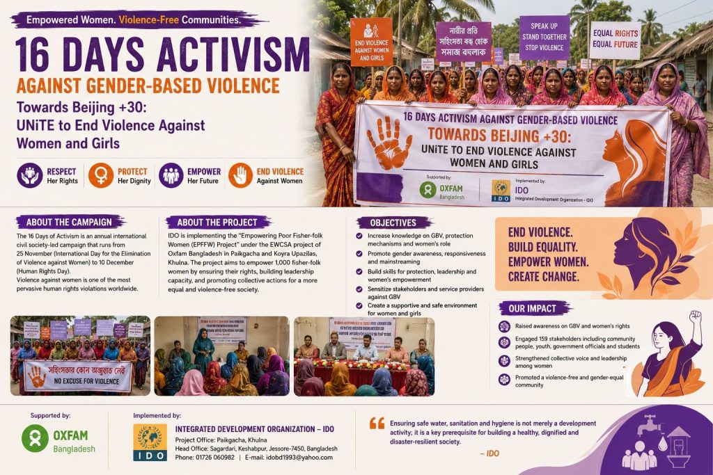 16 Days of Activism Against Gender-Based Violence